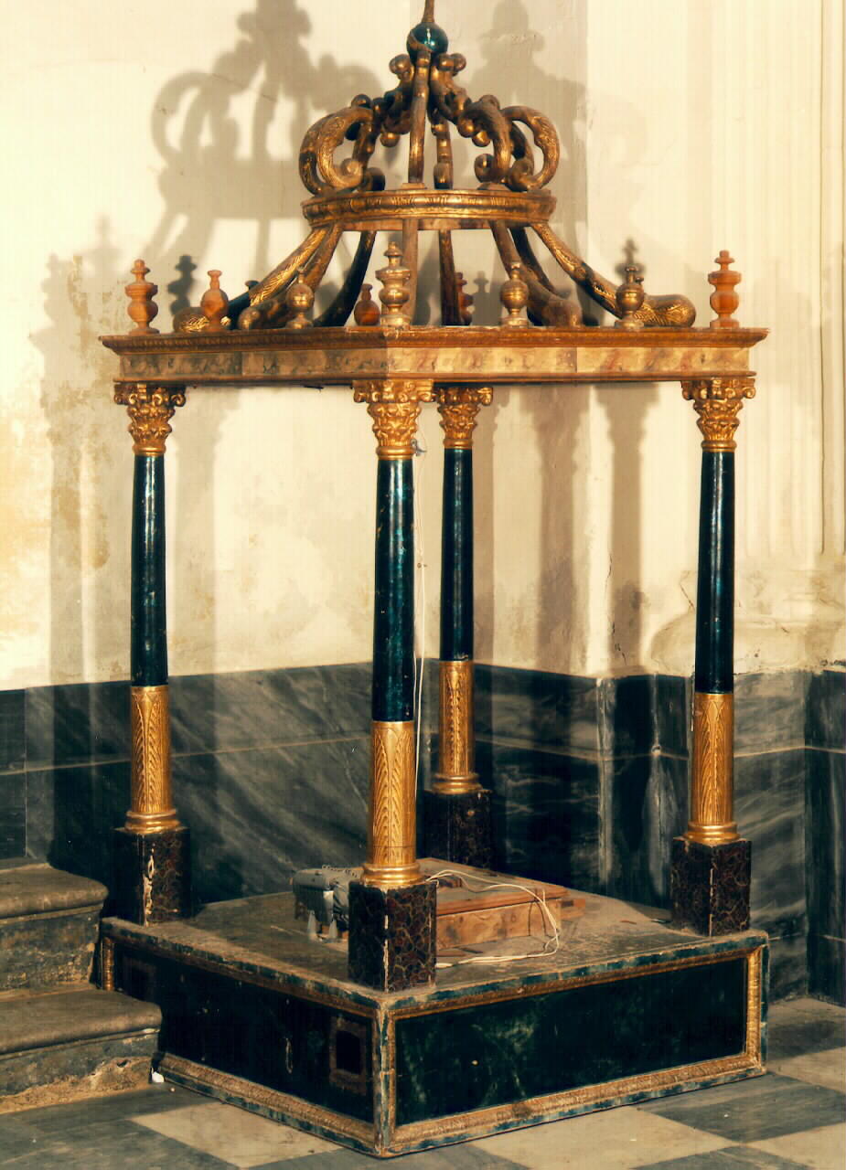 macchina processionale - produzione siciliana (fine sec. XVIII)