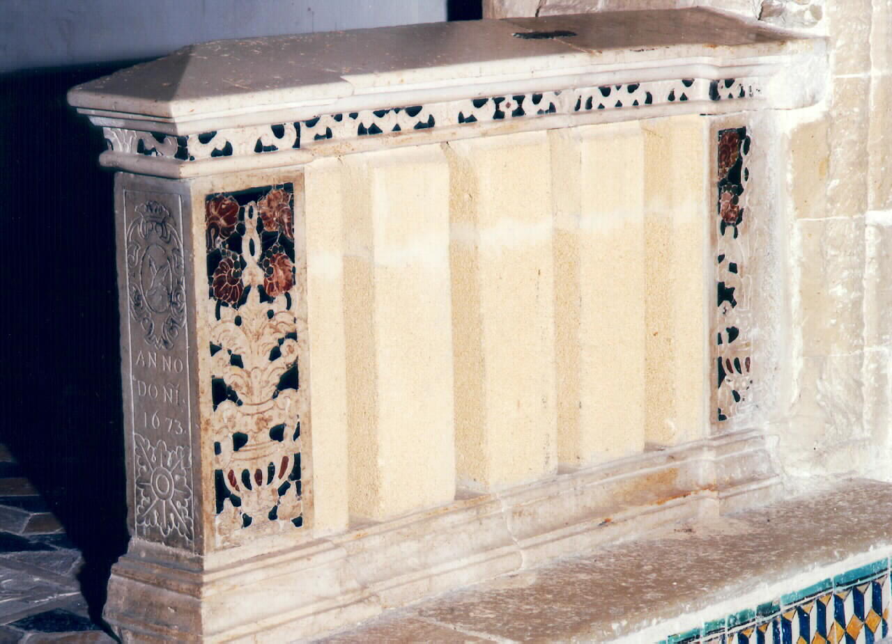 balaustrata - ambito siciliano (sec. XVII)