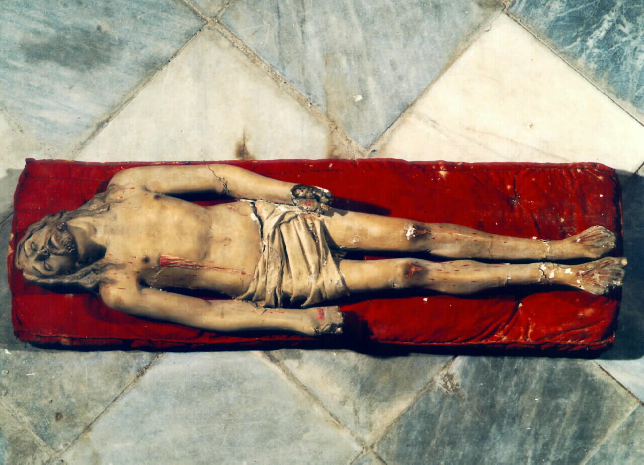Cristo morto (statua) - ambito siciliano (Prima metà sec. XVIII)