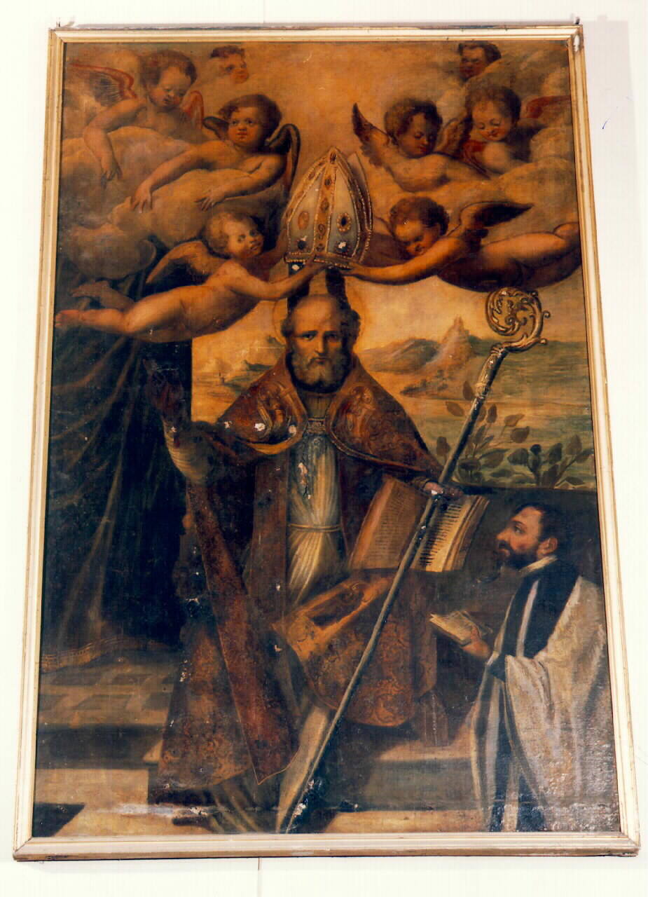 San Nicola di Bari (dipinto) - ambito siciliano (Prima metà sec. XVII)