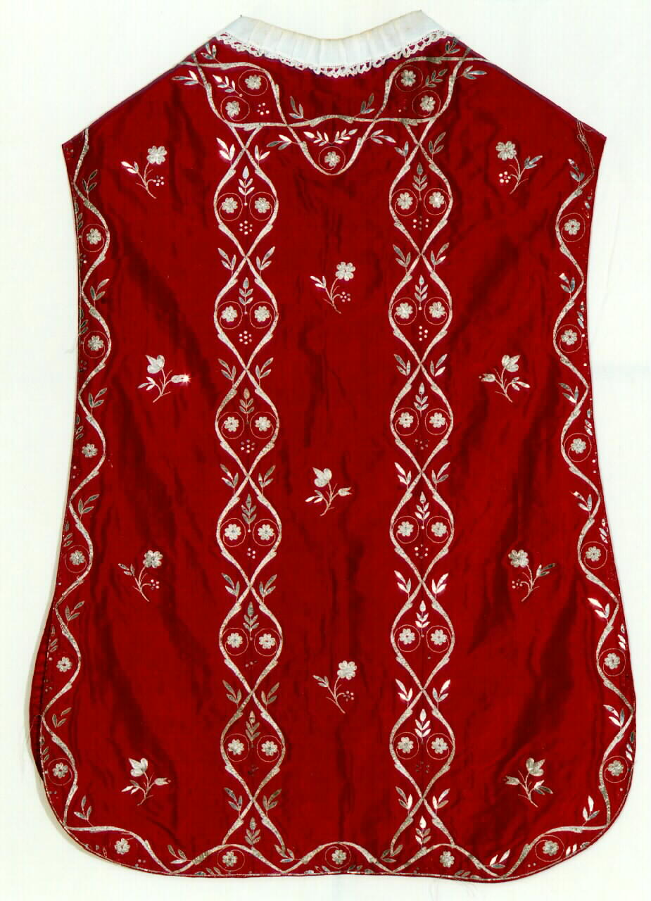 pianeta - manifattura siciliana (Prima metà sec. XIX)