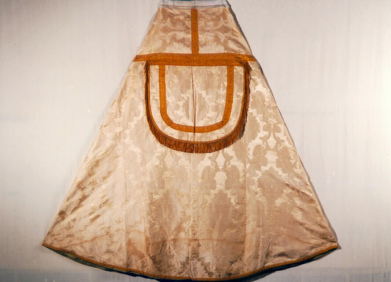 piviale - manifattura siciliana (Seconda metà sec. XIX)