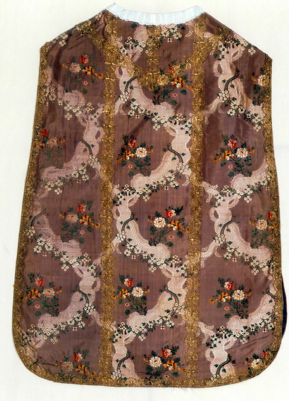 pianeta - manifattura siciliana (Seconda metà sec. XVIII)