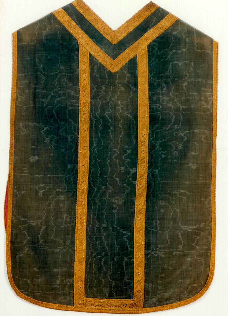 pianeta - manifattura siciliana (Seconda metà sec. XIX)