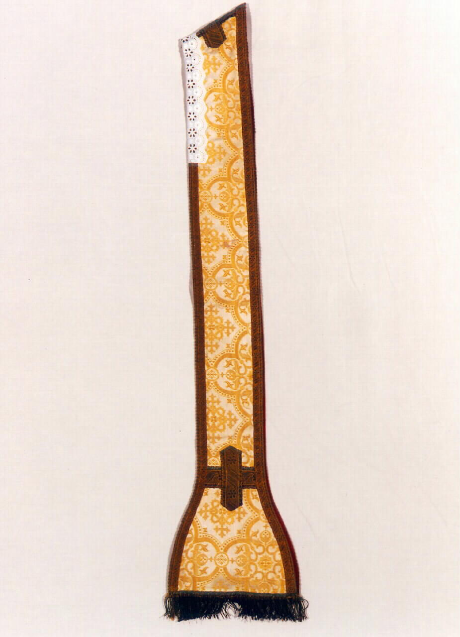 stola, serie - manifattura siciliana (primo quarto sec. XX)