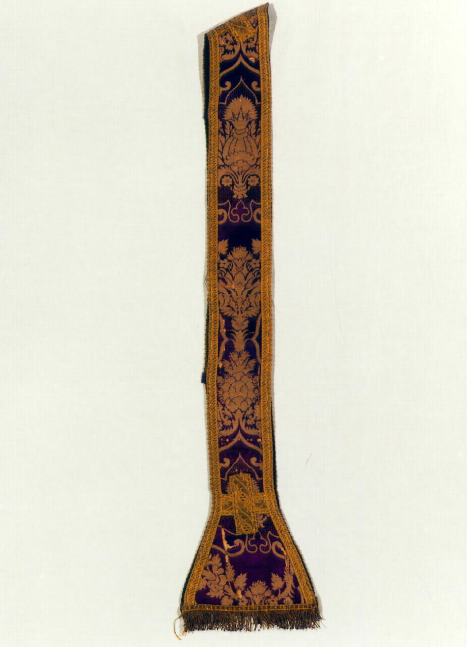 stola - manifattura siciliana (Prima metà sec. XIX)