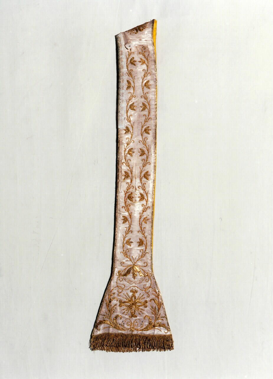 stola - manifattura siciliana (primo quarto sec. XIX)