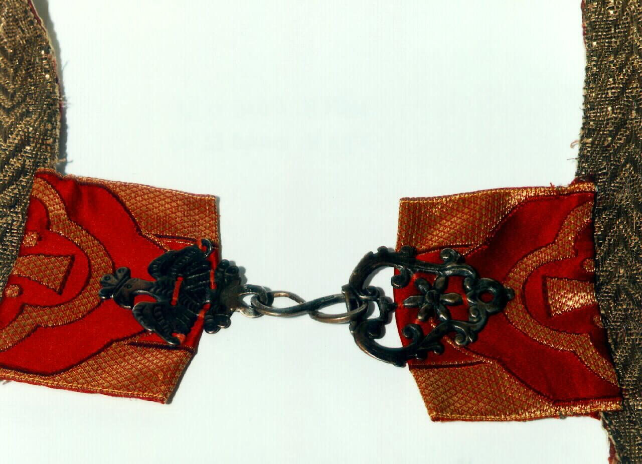 fermaglio di piviale - bottega siciliana (fine sec. XVIII)