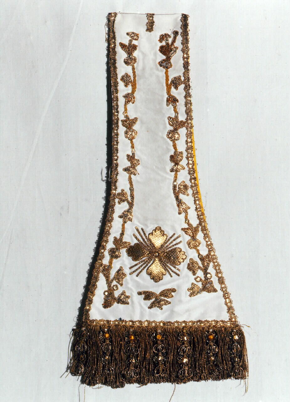 manipolo - manifattura siciliana (Prima metà sec. XIX)