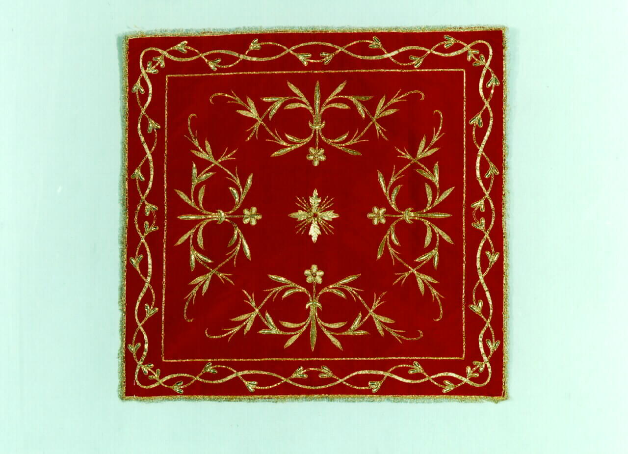 velo di calice - manifattura siciliana (Prima metà, Prima metà sec. XIX, sec. XX)