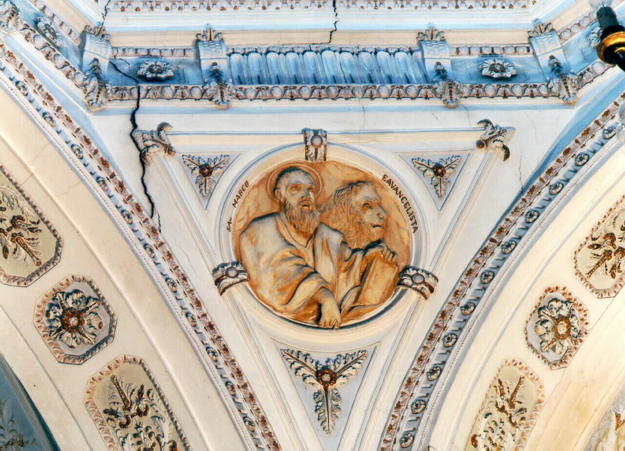 San Marco evangelista (rilievo) - ambito siciliano (ultimo quarto sec. XVIII)