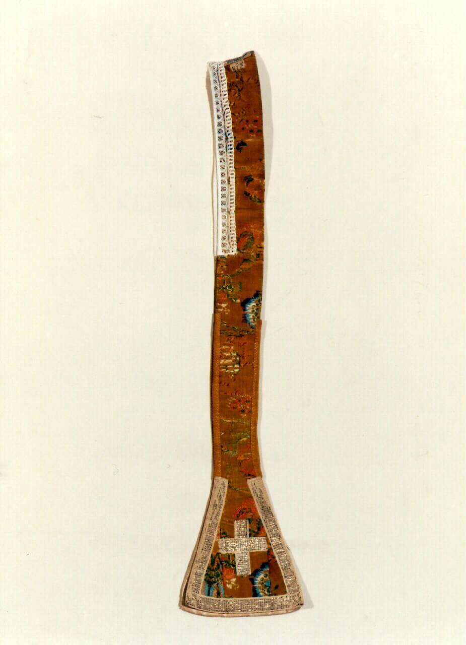 stola - manifattura siciliana (Fine/inizio secc. XVIII/ XIX)