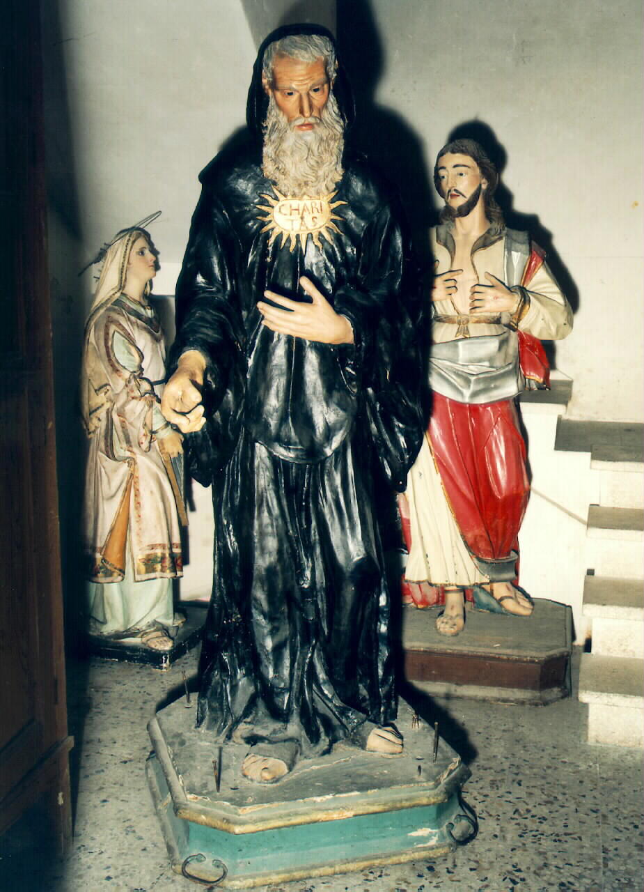 San Francesco di Paola (statua processionale) - ambito siciliano (Seconda metà sec. XVIII)