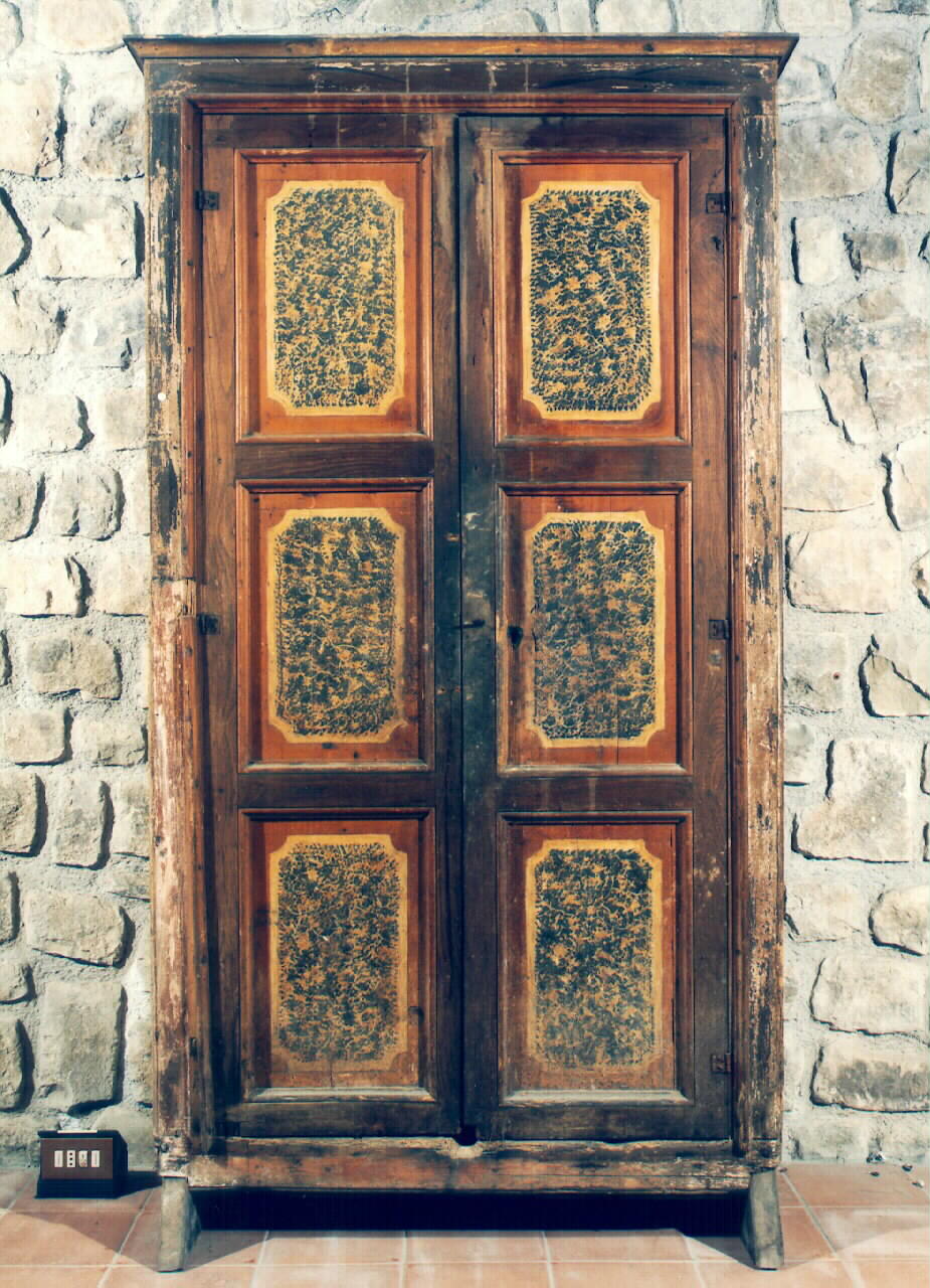 armadio, serie - produzione siciliana (ultimo quarto sec. XIX)