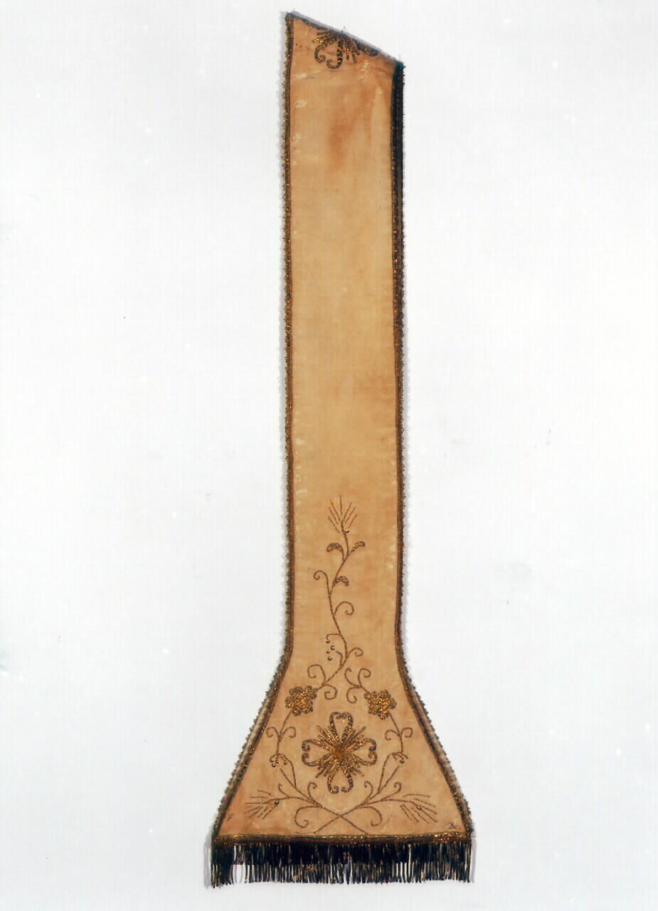 stola - manifattura siciliana (Seconda metà sec. XIX)