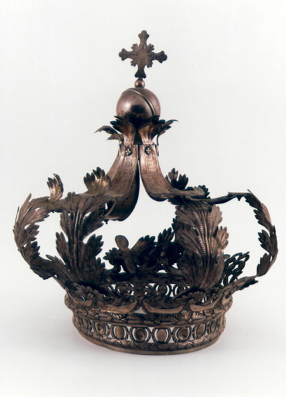 corona da statua - bottega siciliana (Seconda metà sec. XIX)