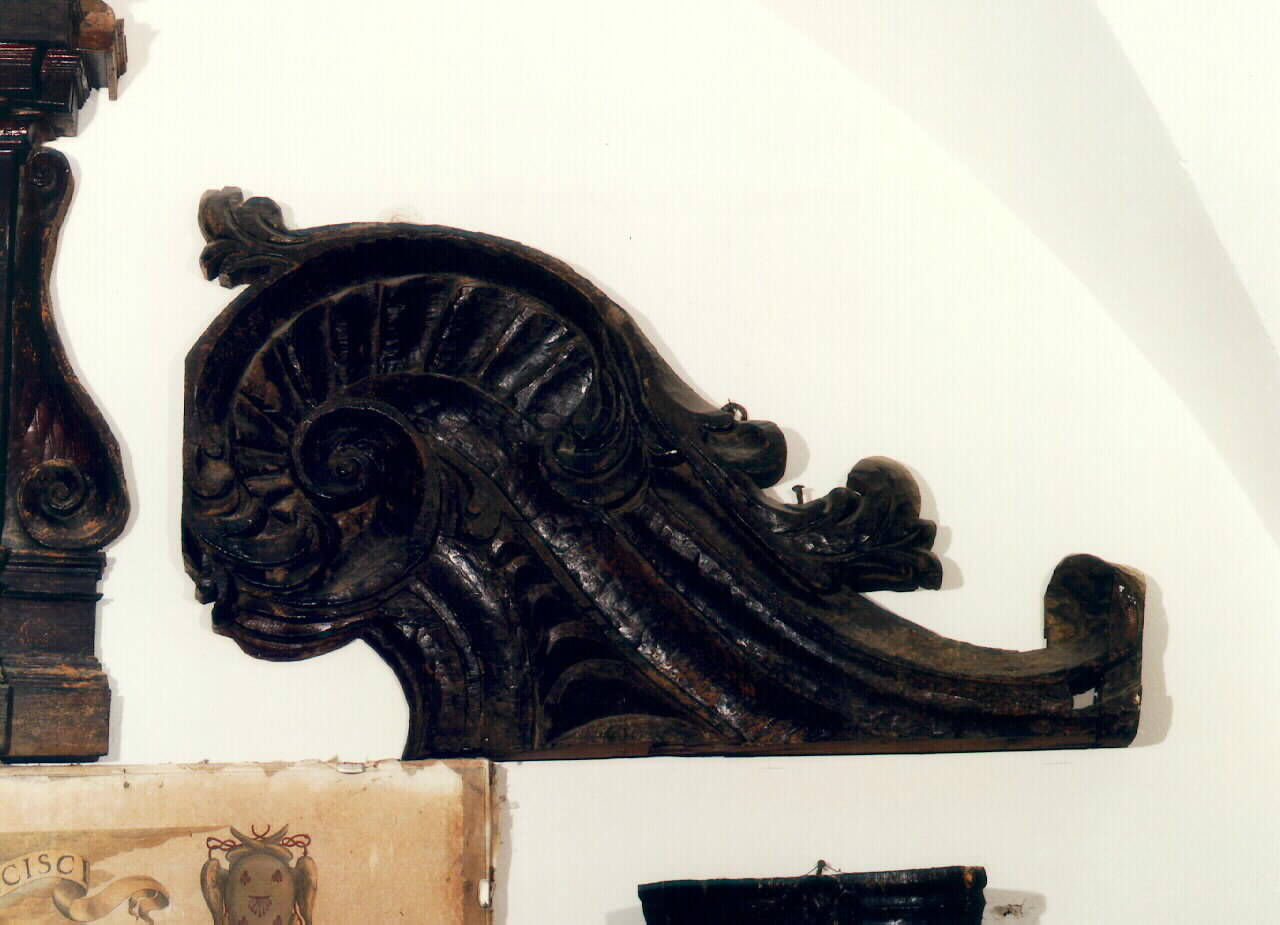 motivi fitomorfi (fregio a rilievo, elemento d'insieme) - produzione siciliana (Seconda metà sec. XVIII)