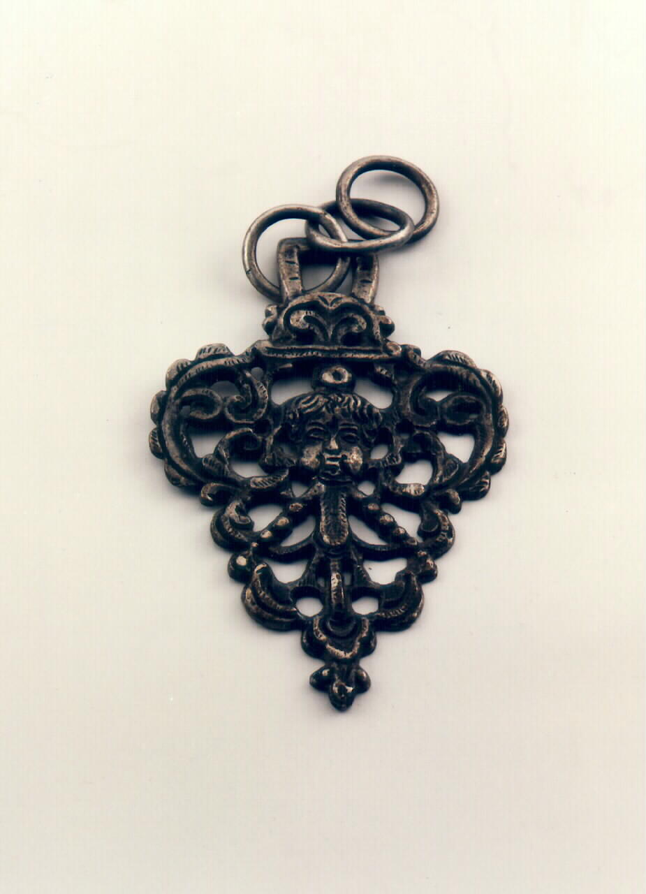 fermaglio di piviale - bottega siciliana (Seconda metà sec. XVIII)