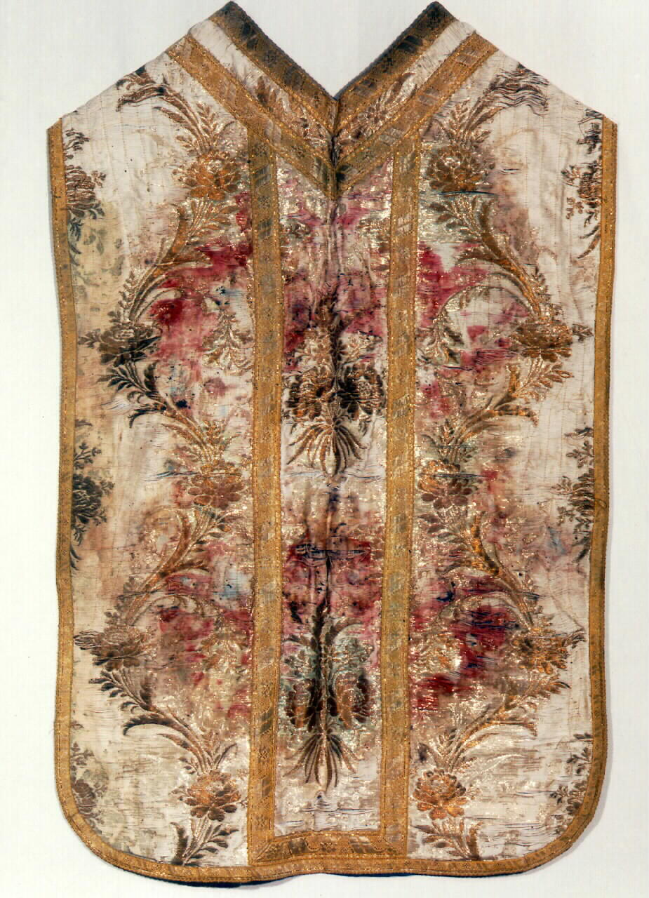 pianeta - manifattura siciliana (Prima metà sec. XIX)