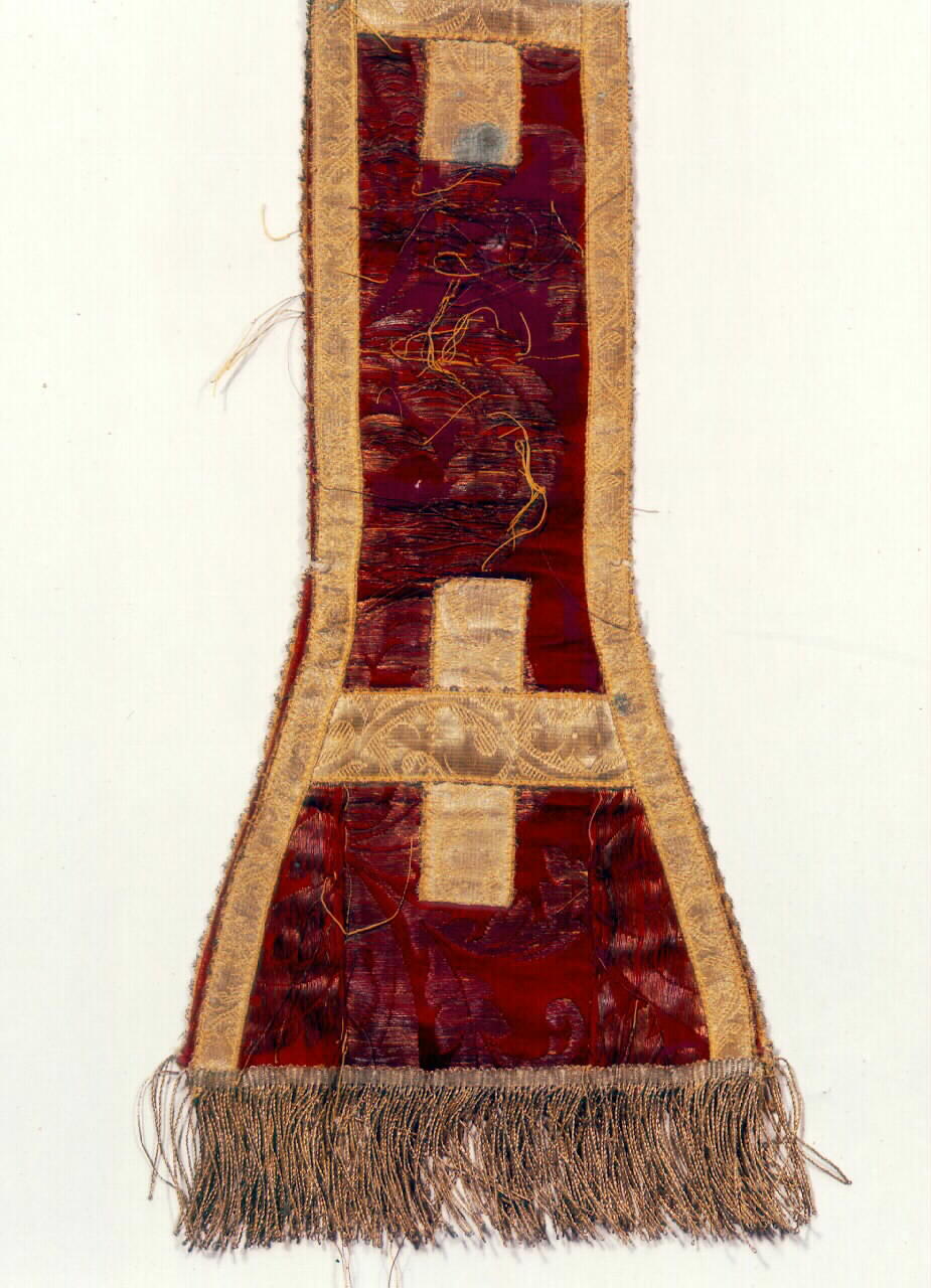 manipolo - manifattura siciliana (Fine/inizio secc. XIX/ XX)