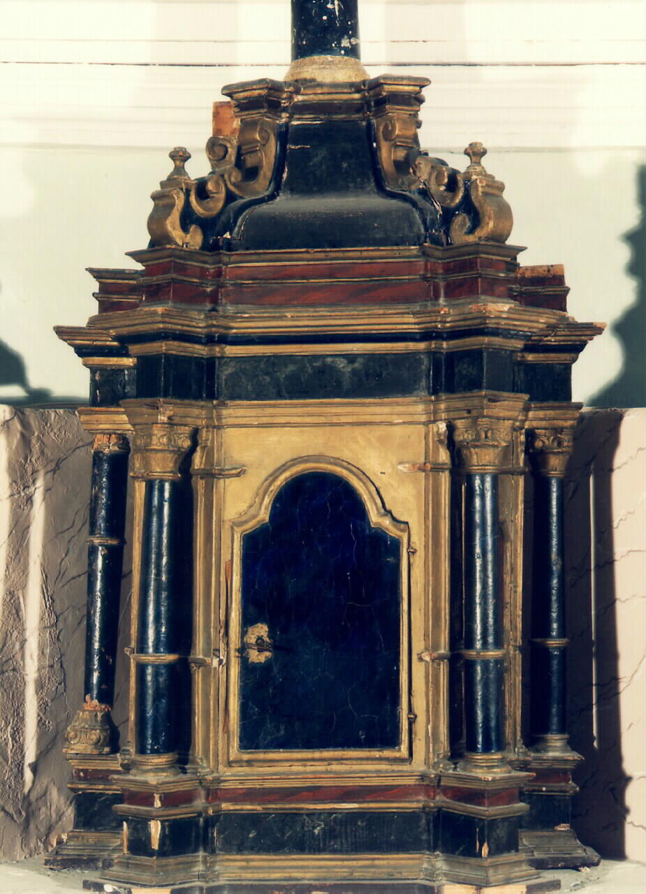 tabernacolo mobile - produzione siciliana (Metà sec. XVIII)