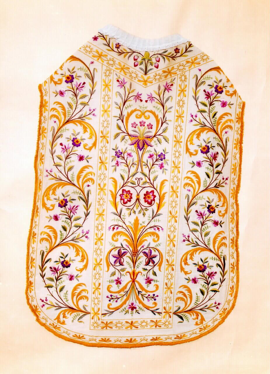 pianeta - manifattura siciliana (Seconda metà sec. XIX)