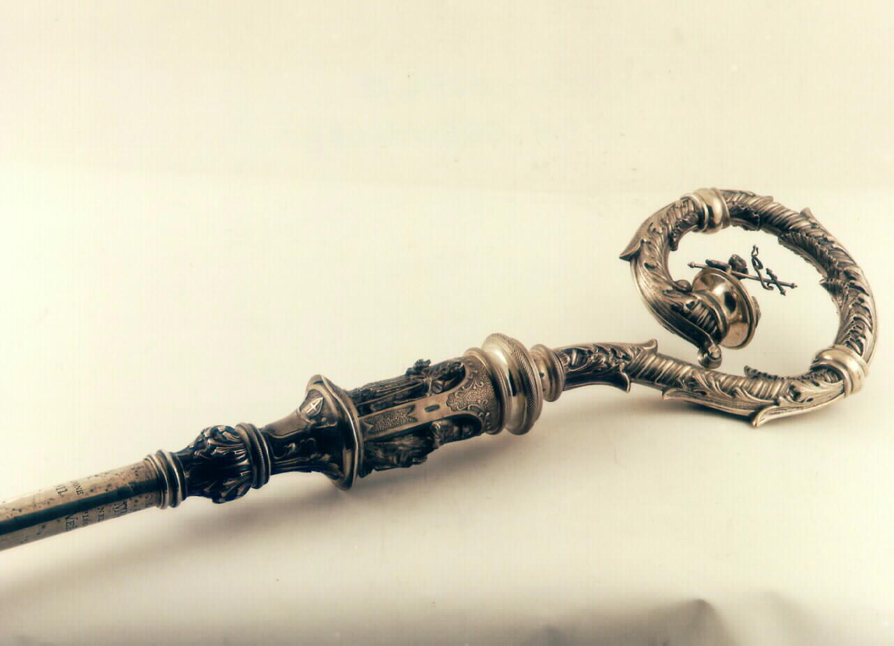 pastorale - con riccio a girale vegetale - bottega italiana (sec. XX)