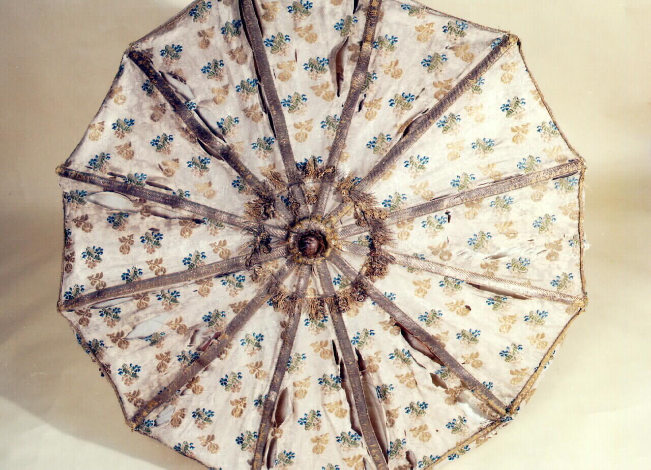 ombrellino processionale - manifattura italiana (ultimo quarto sec. XVIII)