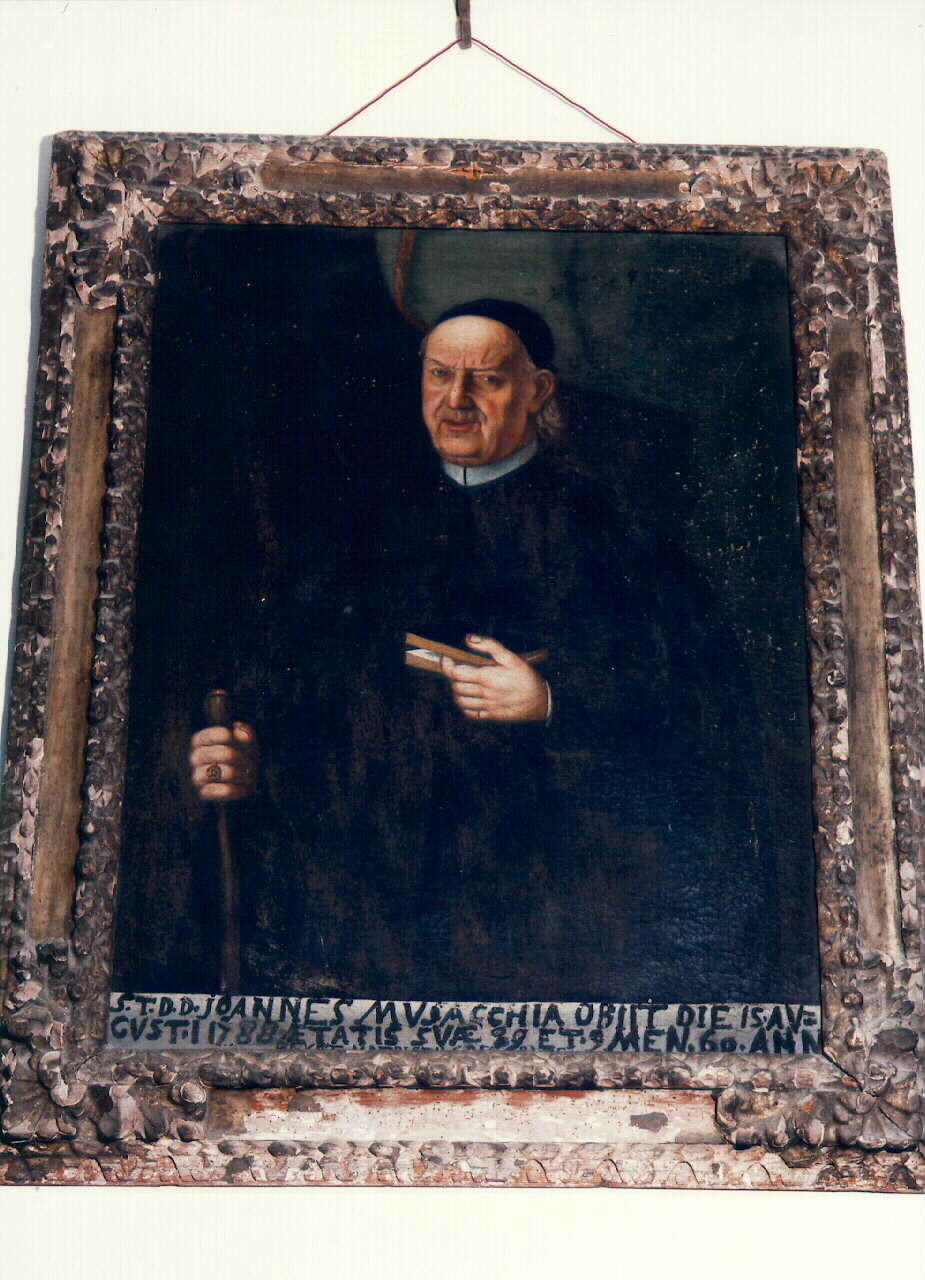 ritratto del sacerdote Giovanni Musacchia (dipinto) - ambito siciliano (sec. XVIII)