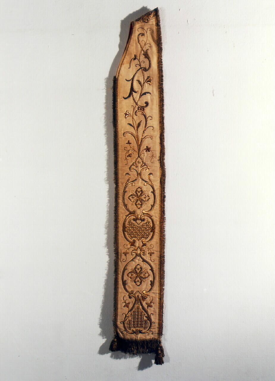 stola - manifattura siciliana (Fine/inizio secc. XVIII/ XIX)