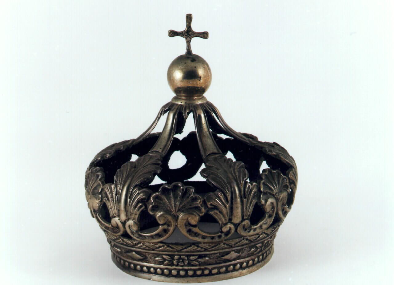 corona da statua - bottega siciliana (primo quarto sec. XX)