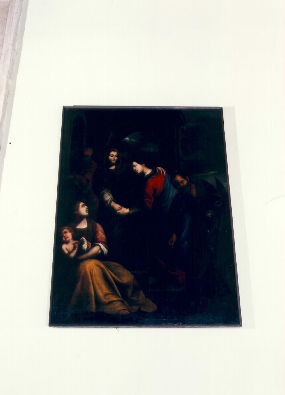 Visitazione (dipinto) - ambito siciliano (Seconda metà sec. XVII)