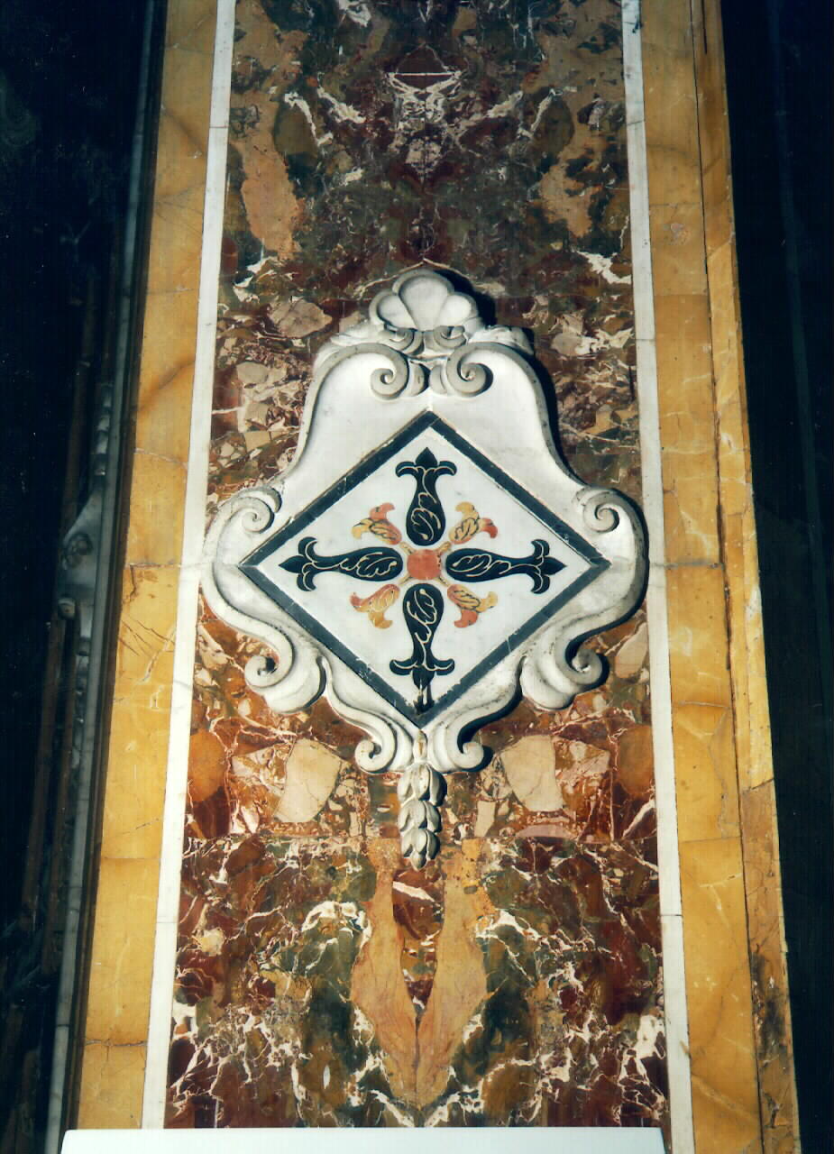 croce di consacrazione, serie - ambito siciliano (sec. XVIII)