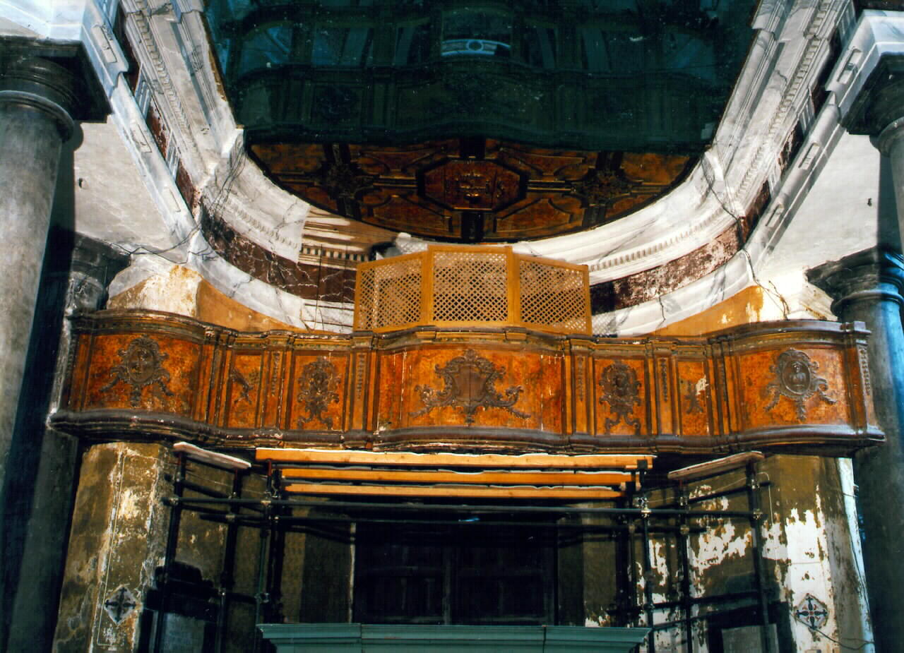 palco di cantoria - produzione siciliana (Prima metà sec. XVIII)
