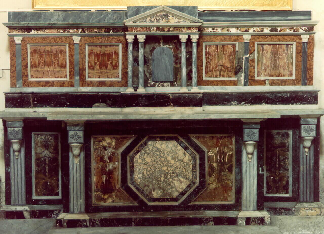 altare - a blocco, serie - ambito siciliano (Prima metà sec. XIX)