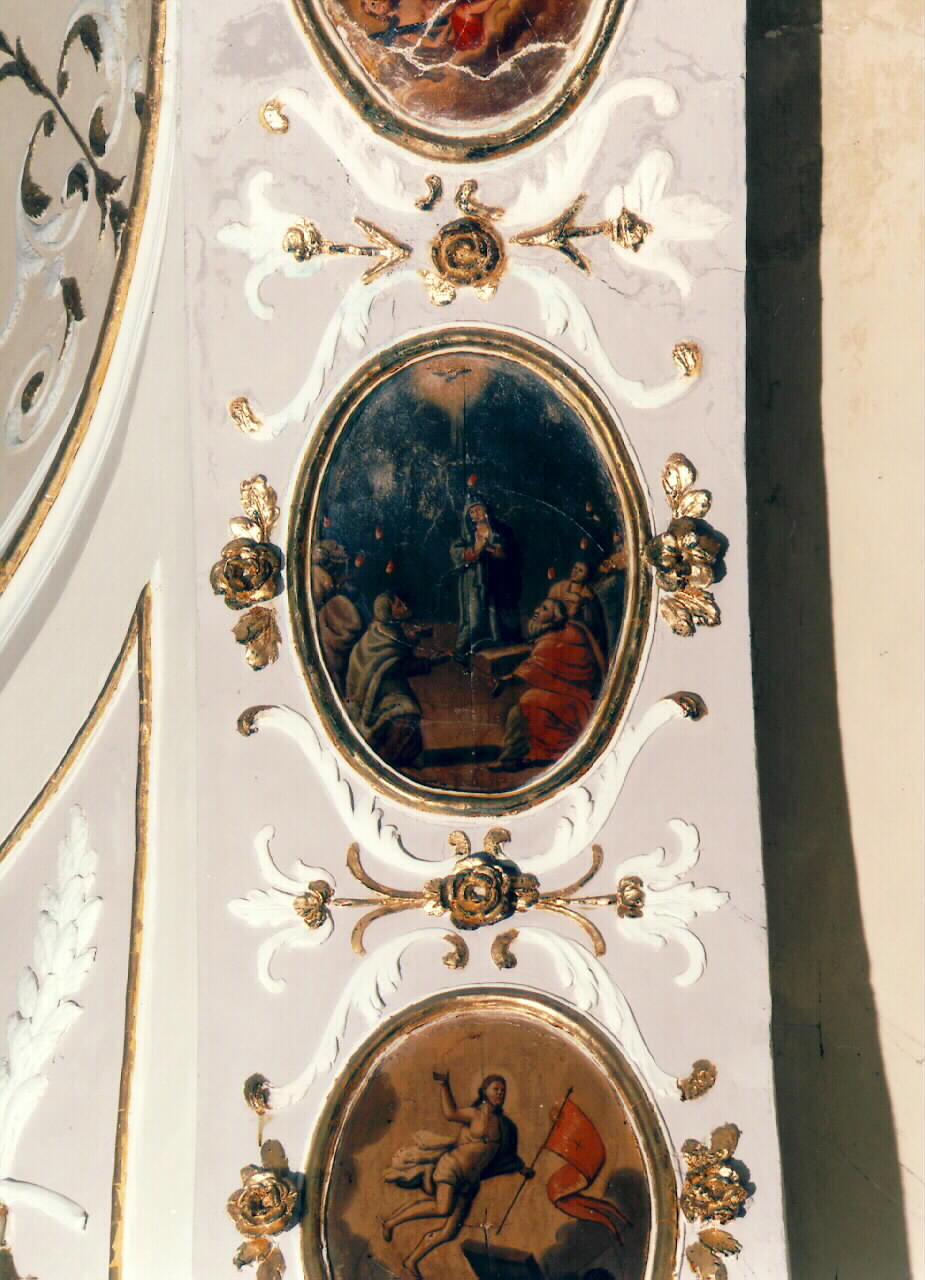 Pentecoste (dipinto murale) - ambito siciliano (Fine/inizio secc. XVIII/ XIX)