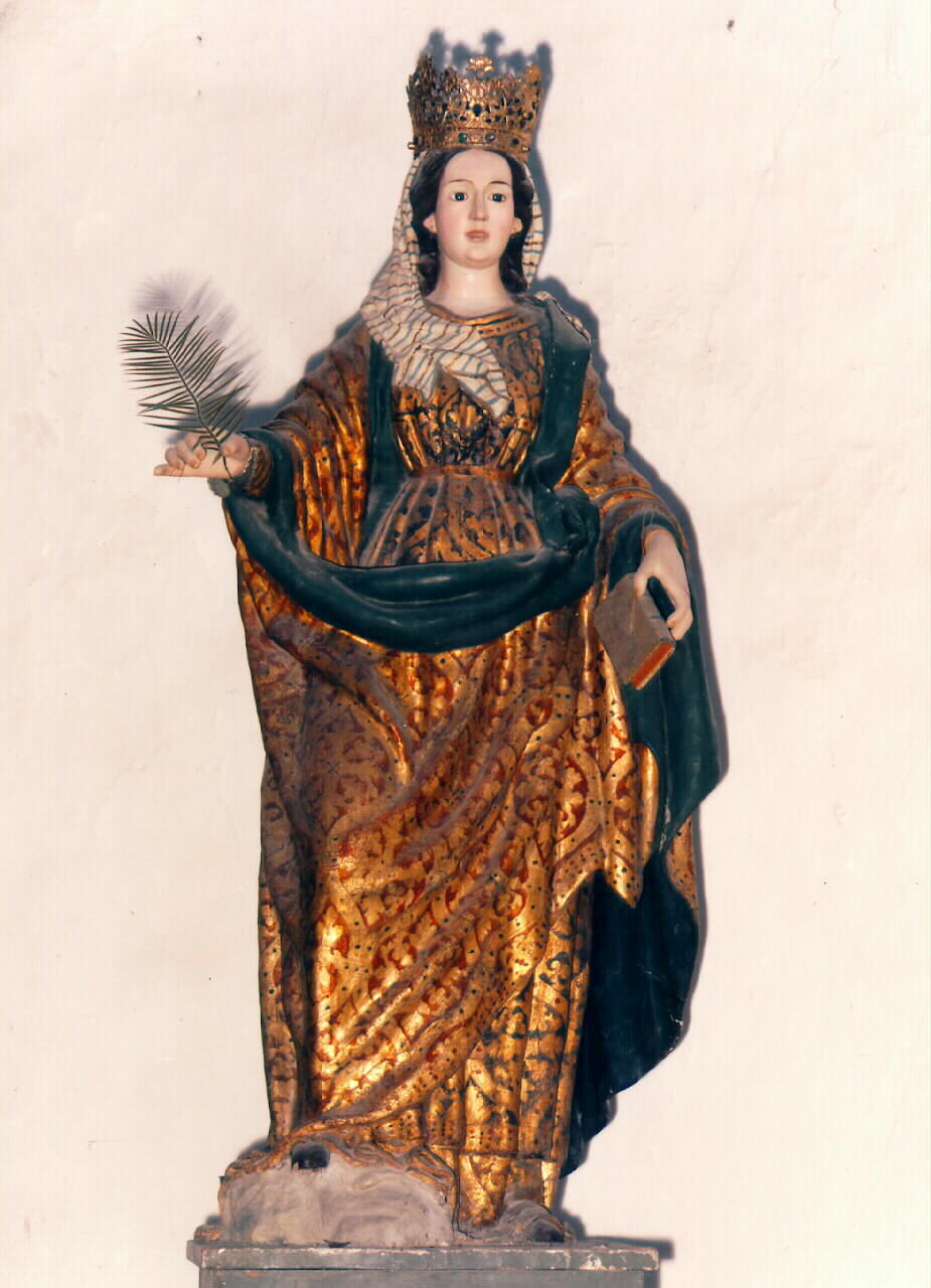 Santa Caterina d'Alessandria (statua) - ambito siciliano (Fine/inizio secc. XVII/ XVIII)