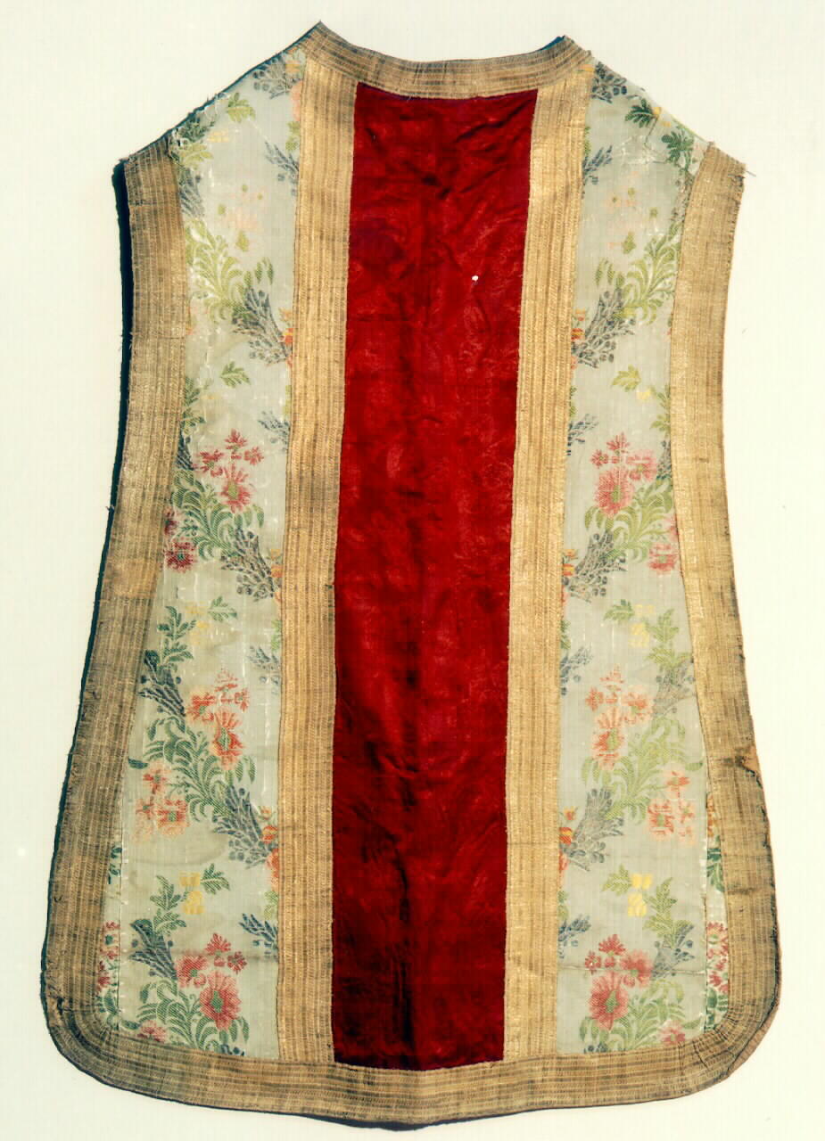 pianeta - manifattura siciliana (fine sec. XVIII)