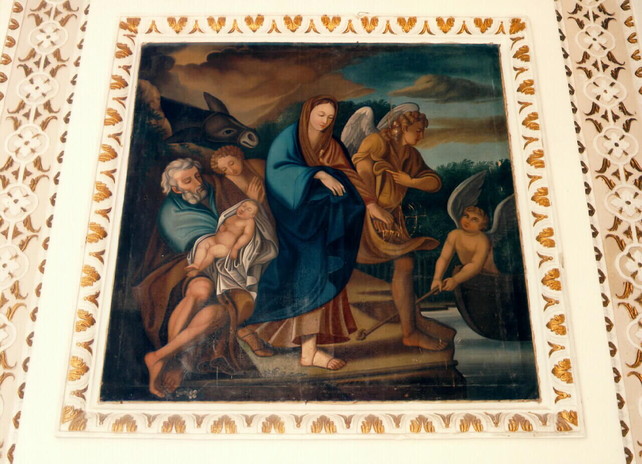 fuga in Egitto (dipinto) - ambito siciliano (Fine/inizio secc. XIX/ XX)