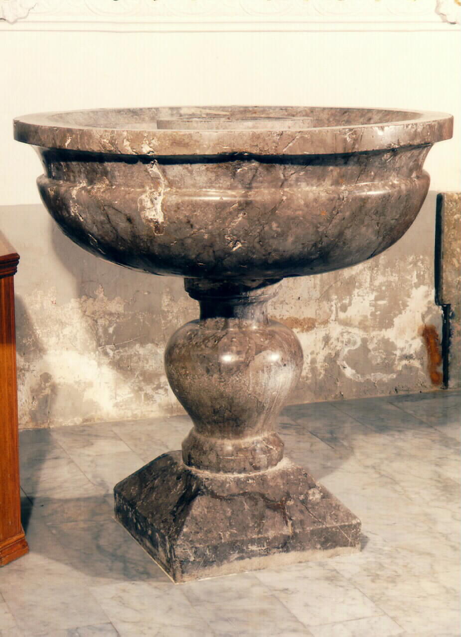 fonte battesimale - ambito siciliano (sec. XIX)