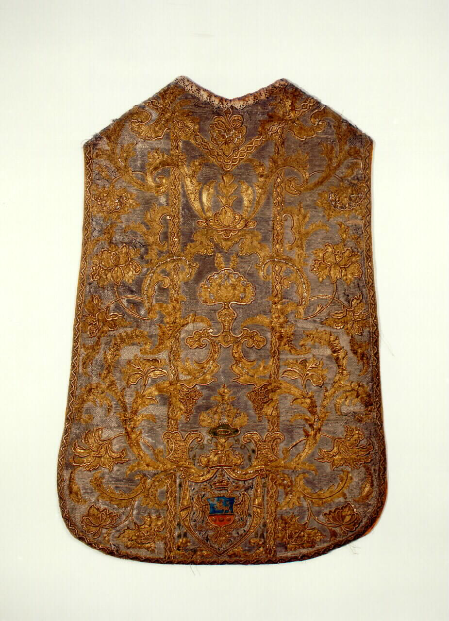 pianeta - manifattura siciliana (Fine/inizio secc. XVII/ XVIII)