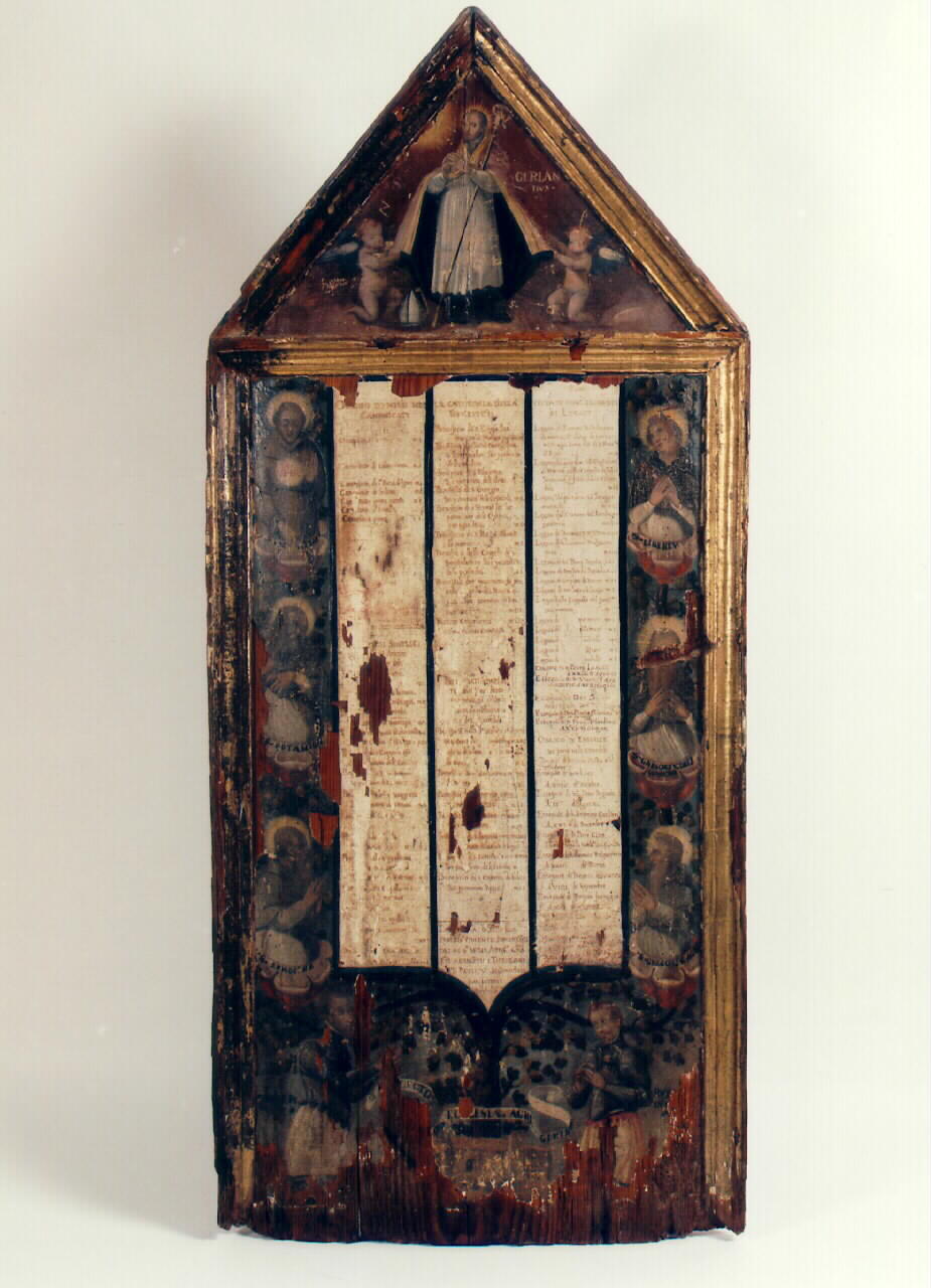 tabella - ambito siciliano (inizio sec. XVIII)