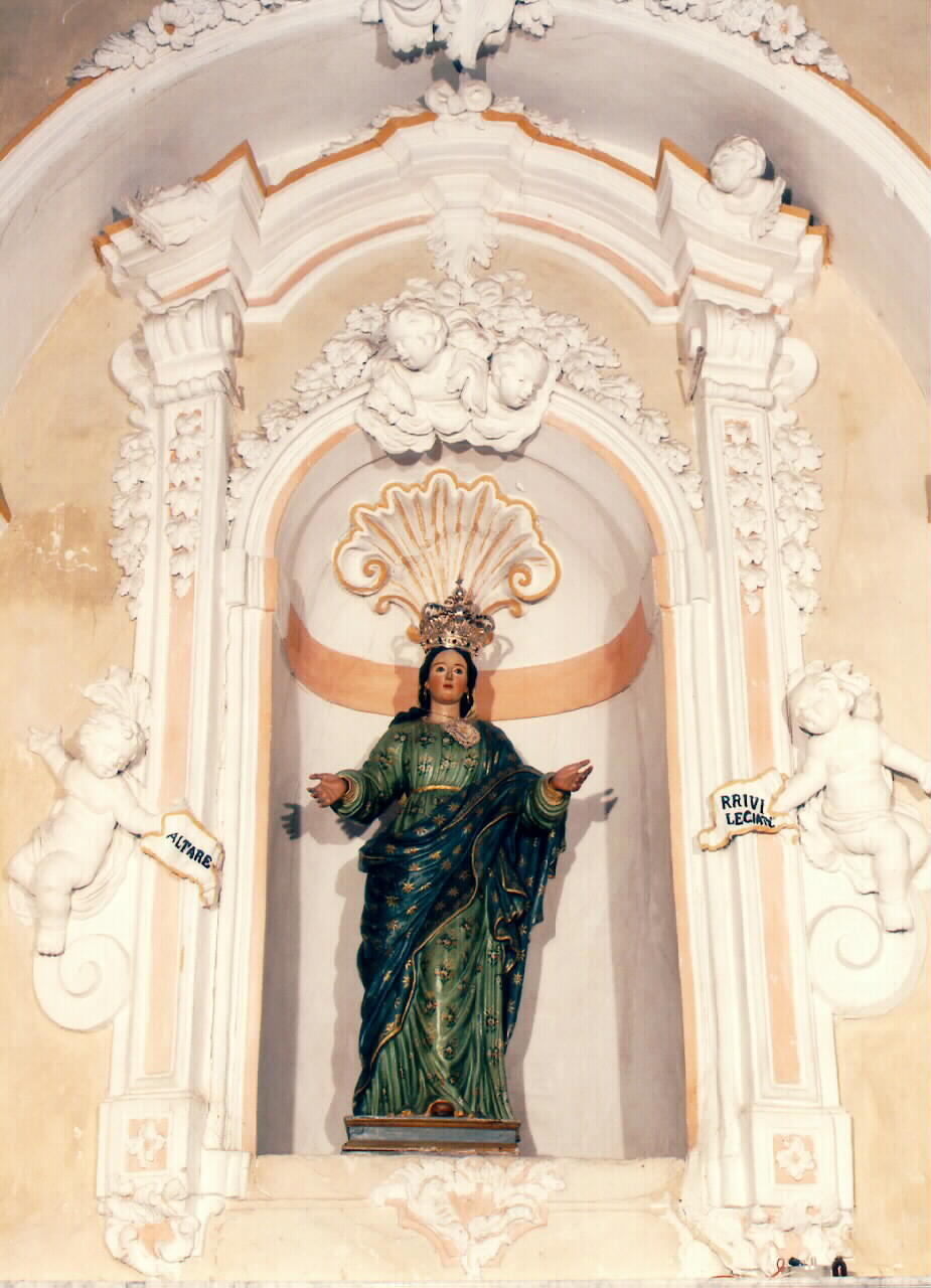 mostra di nicchia - ambito siciliano (fine sec. XVIII)