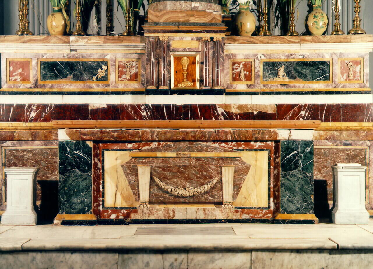 altare maggiore - ambito siciliano (fine sec. XIX)