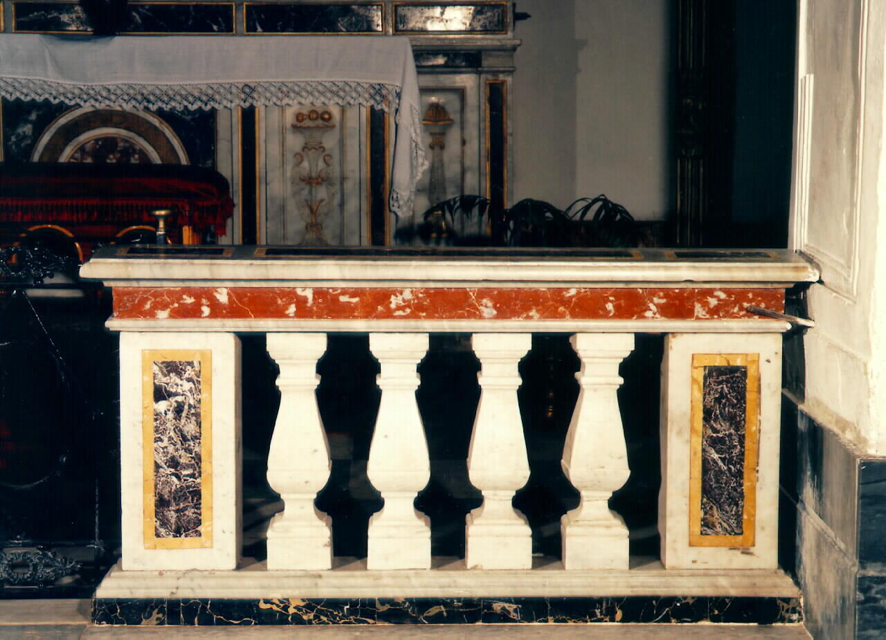 balaustrata - ambito siciliano (Seconda metà sec. XIX)