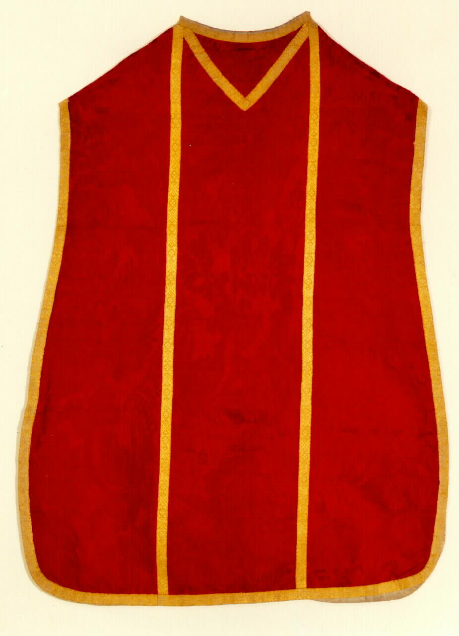 pianeta - manifattura siciliana (Seconda metà sec. XIX)