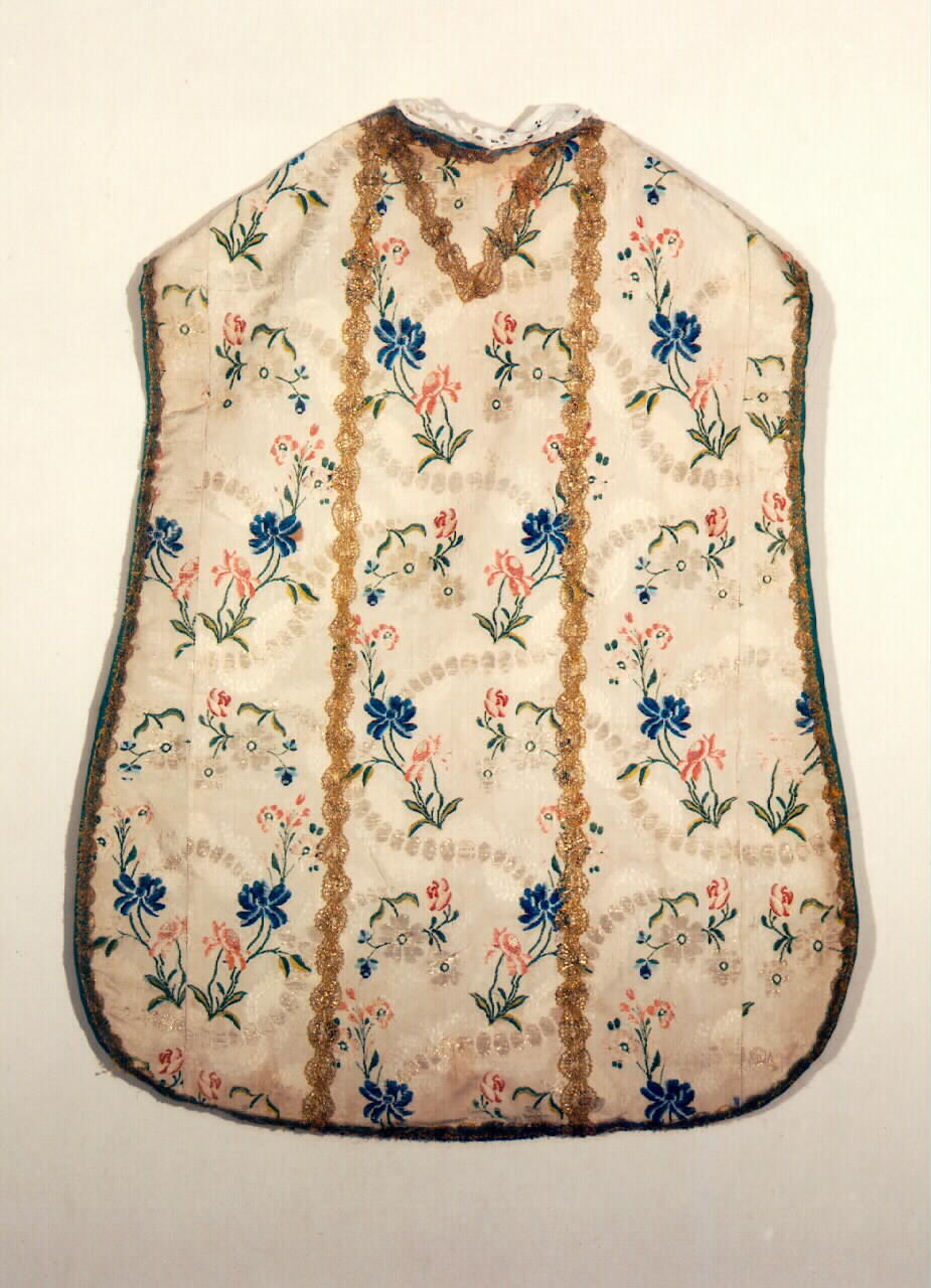 pianeta - manifattura siciliana (ultimo quarto sec. XVIII)