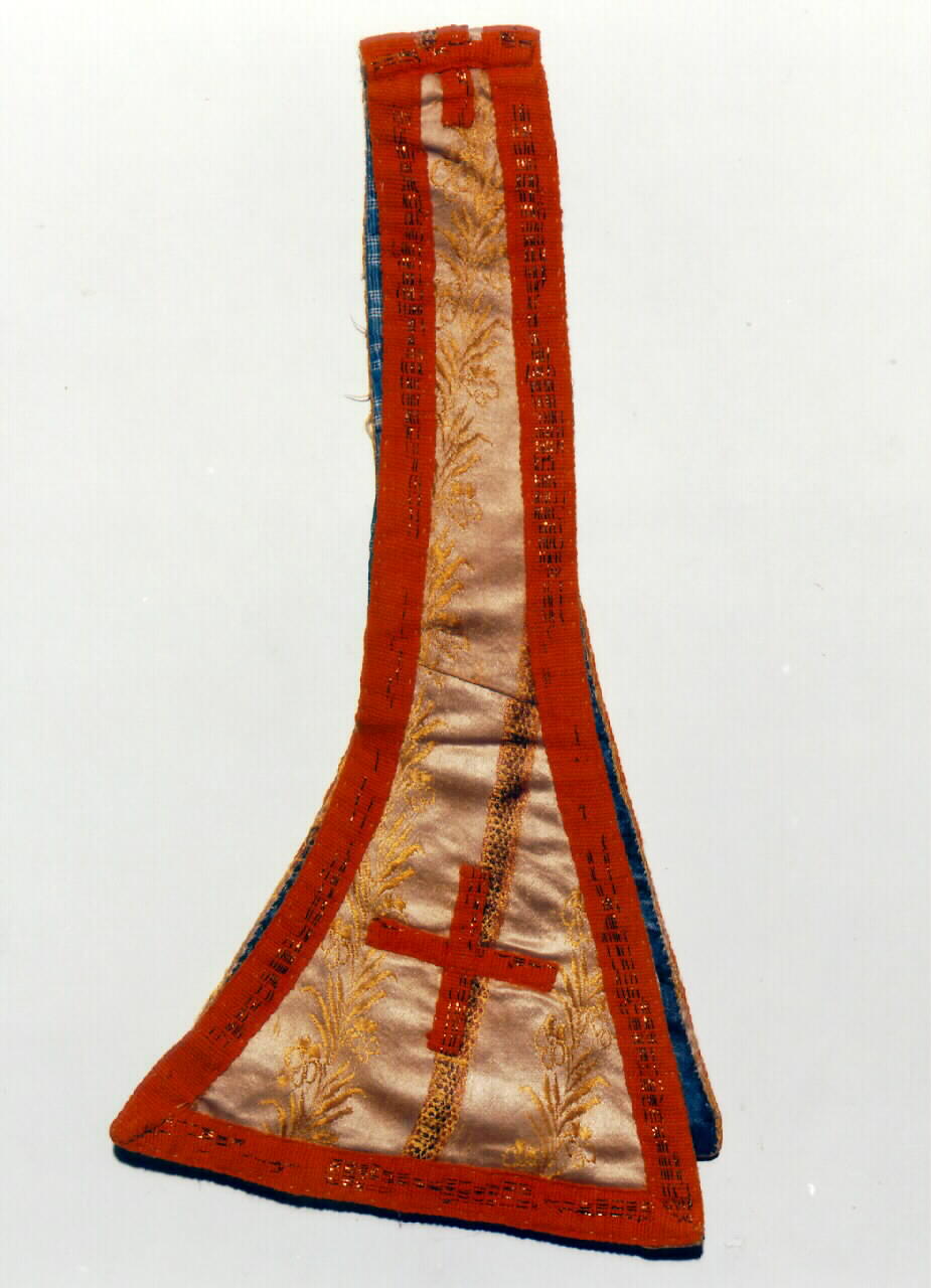 manipolo - manifattura siciliana (Seconda metà sec. XIX)