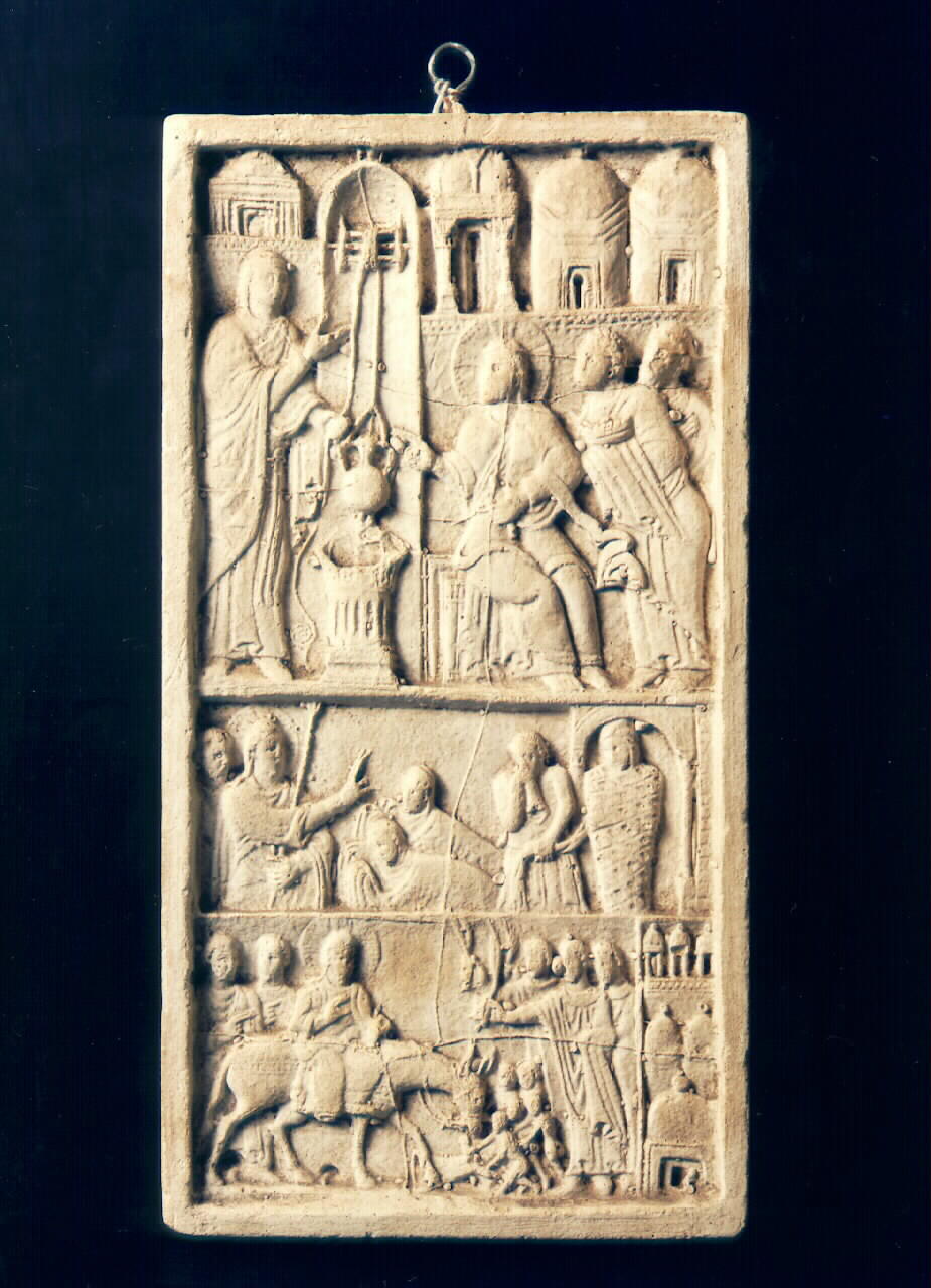 scene della vita di Cristo (pannello a rilievo) - ambito siciliano (sec. XIX)