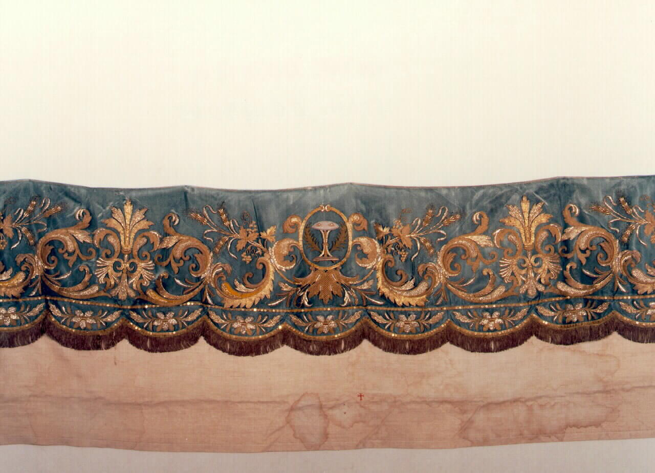 guarnizione di tovaglia d'altare - manifattura siciliana (Prima metà sec. XIX)